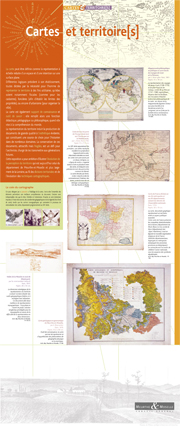 Couverture de la brochure de l'exposition Cartes et territoires