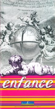 Couverture de la brochure de l'exposition Enfance