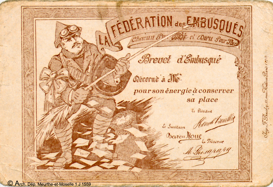 La fédération des embusqués