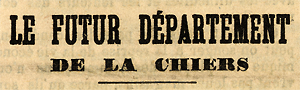 Pierre Duroc, « Le futur département de la Chiers », mai 1919