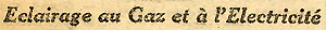 « Éclairage au gaz et à l’électricité », L’Est républicain, 23 novembre 1918