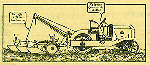 Publicité pour le tracteur Tourand-Latil, Le Bon cultivateur de l’Est, 19 avril 1921