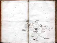 Mélange de plusieurs observations de la Lorraine : environs de Toul, 1715.