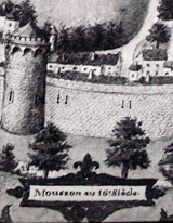 Pont-à-Mousson – le château de Mousson v. 1625