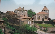 Boucq, vue sur le château et l’église