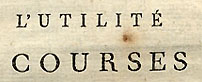 Esprit-Paul de Lafont-Pouloti, Mémoires sur les courses de chevaux et de chars en France, envisagés sous un point de vue d’utilité publique, 1791, p. 1-3.