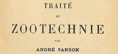 SANSON (André), Traité de zootechnie. III : zoologie et zootechnies spéciales équidés, caballins et asiniens, Paris : Librairie spéciale agricole, 1911, couverture.