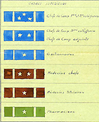 Insignes des personnels d'encadrement des centres de séjour surveillé 