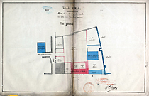 Plan de la salle d’asile et de l’école de Saint-Nicolas-de-Port, 9 octobre 1861.