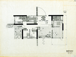 Plan de maison, 1954-1955.