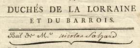 Commission à la charge de garde du poste de Bertrimoutiers en faveur de Nicolas Cropsal , 12 janvier 1781.