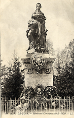 Le monument commémoratif de Mars-la-Tour, 1870-1871.
